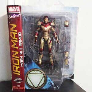 Iron Man Armor Action Figure Iron Man 3 Mark 42 Diamond Marvel Select